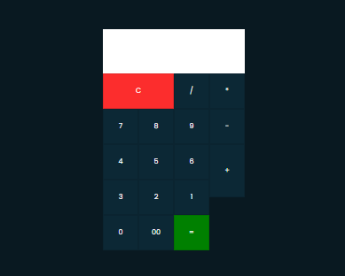 HTML CSS Calculator